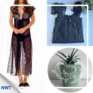 Soull of a Hippie (SOAH) - Matilda Black Slip Dress
